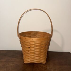 1997 Large Round Longaberger Fruit Basket W/O Liner Or Lid